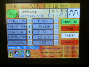 Control mecanoterapia